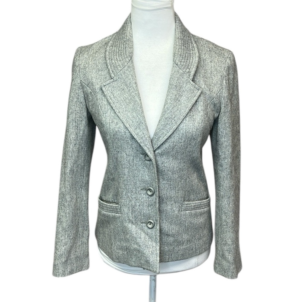 Panther Gray Wool Blazer Gray